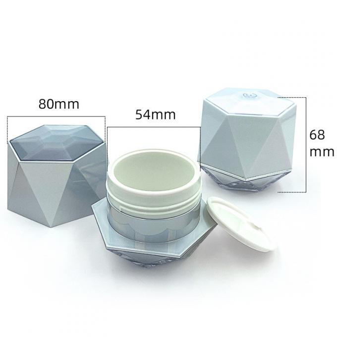 Leak Proof Transparent Cosmetic Cream Jar With Custom Logo 5g/10g PP/ABS/Acrylic 0