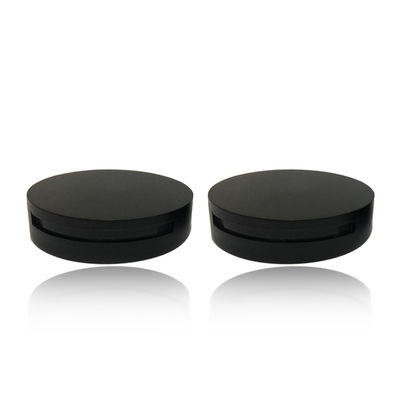 Customization ABS Refillable Compact Powder Case Black Color