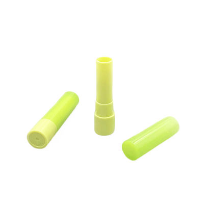 Customizable Green  Plastic Lip Balm Tube 19*80mm Private Label