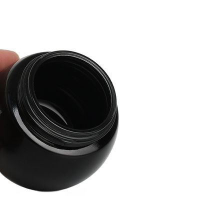 Luxury Glass Foundation Bottle with Customized Logo Screw Cap 50g/100g Capacity