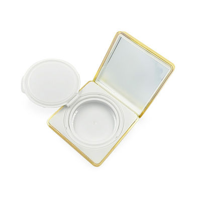 Round Plastic Dewy Finish Cushion Foundation Case Travel Friendly Reusable for Cosmetics Skin Care Packing