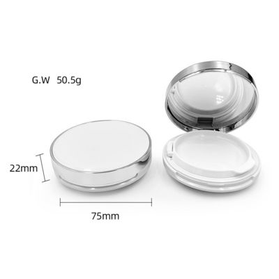 Refillable Snap Closure Empty Cushion Foundation Case for Compact Powder
